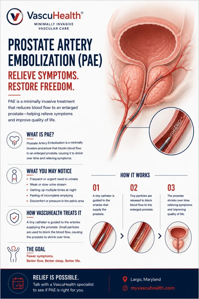 How Prostate Artery Embolization (PAE) Works