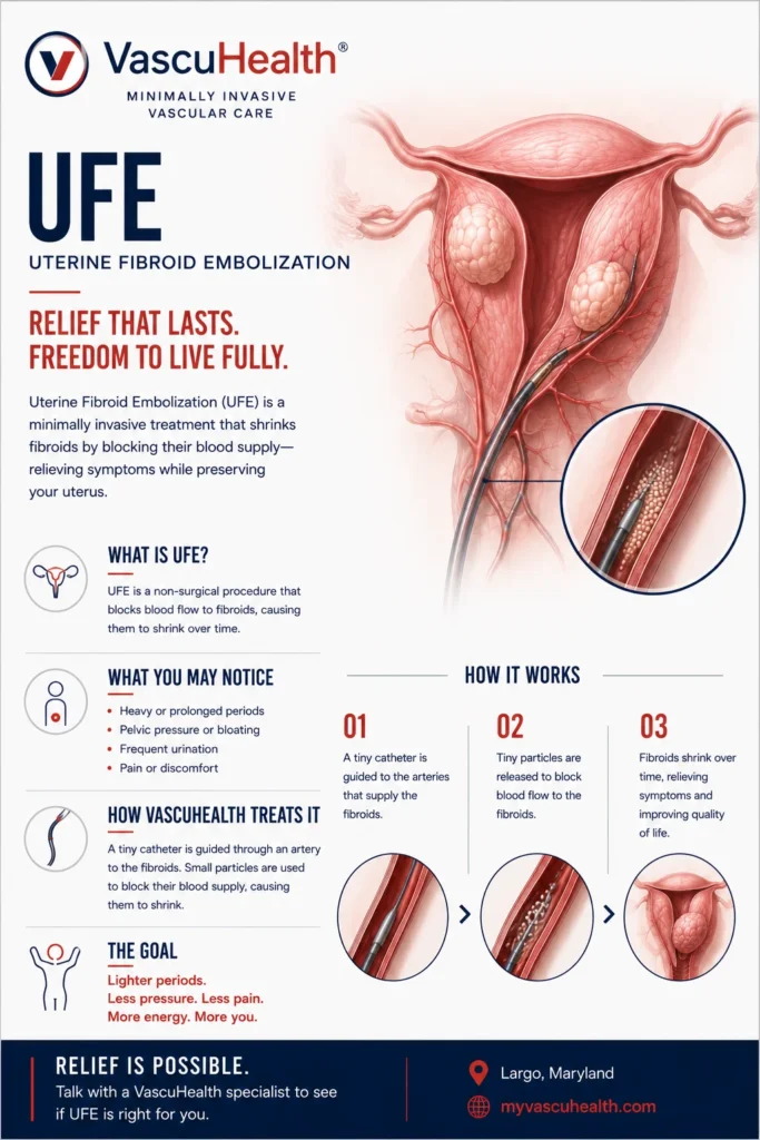 How Uterine Fibroid Embolization (UFE) Works