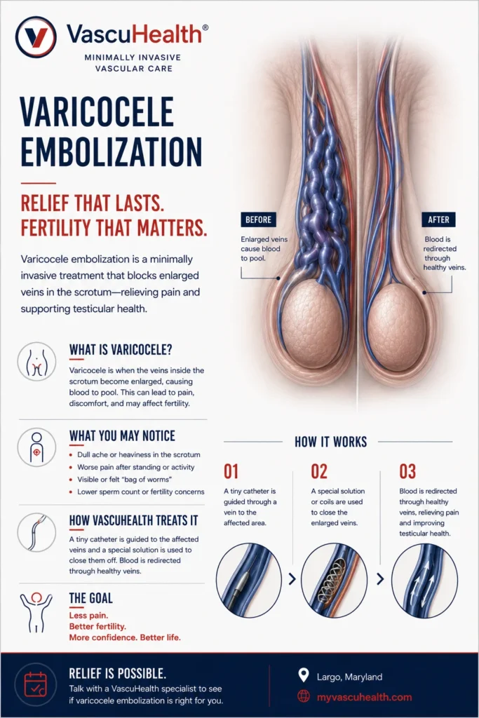 Varicocele Embolization in Maryland